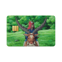Load image into Gallery viewer, Anime Princess Mononoker Credit Card Skins (4-in-1 Pack)
