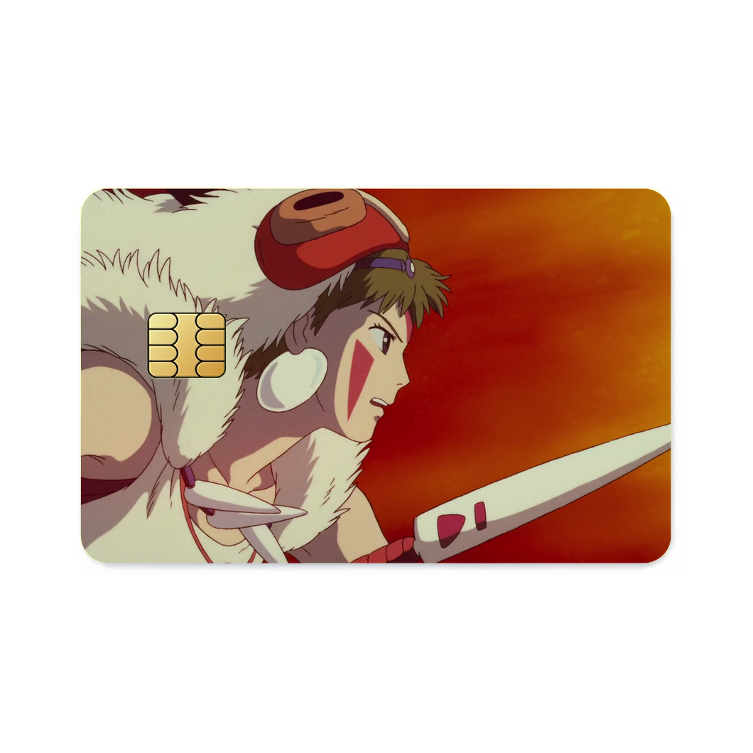 Anime Princess Mononoker Credit Card Skins (4-in-1 Pack)