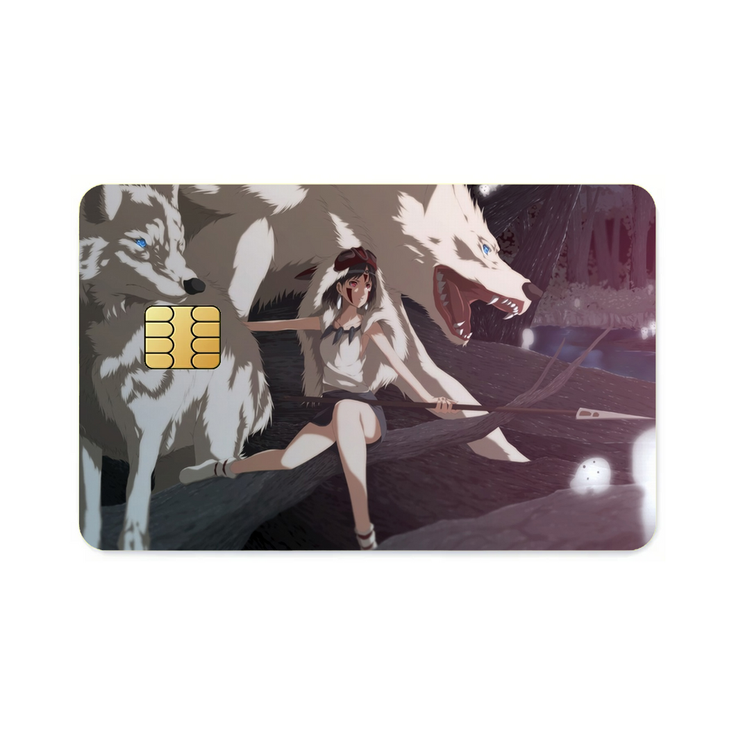 Anime Princess Mononoker Credit Card Skins (4-in-1 Pack)