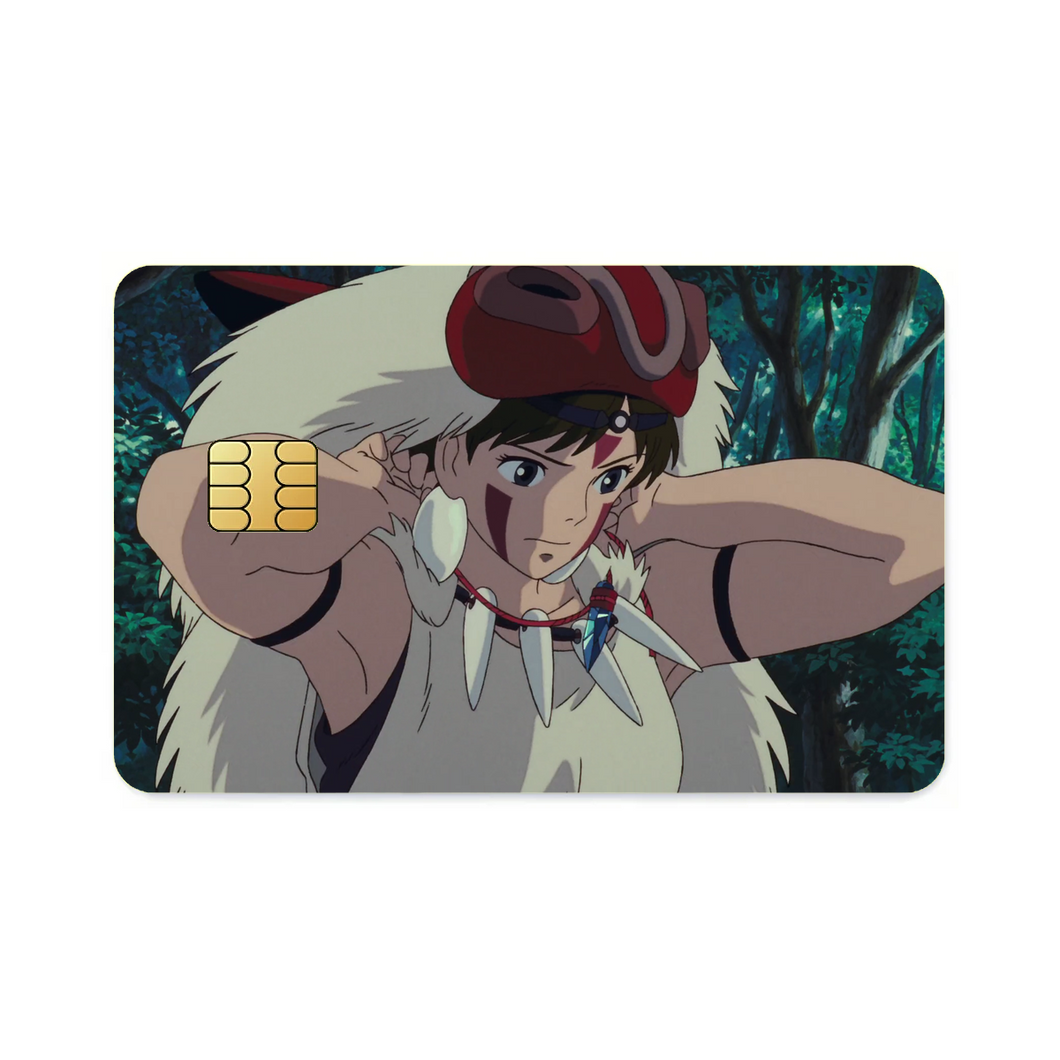 Anime Princess Mononoker Credit Card Skins (4-in-1 Pack)
