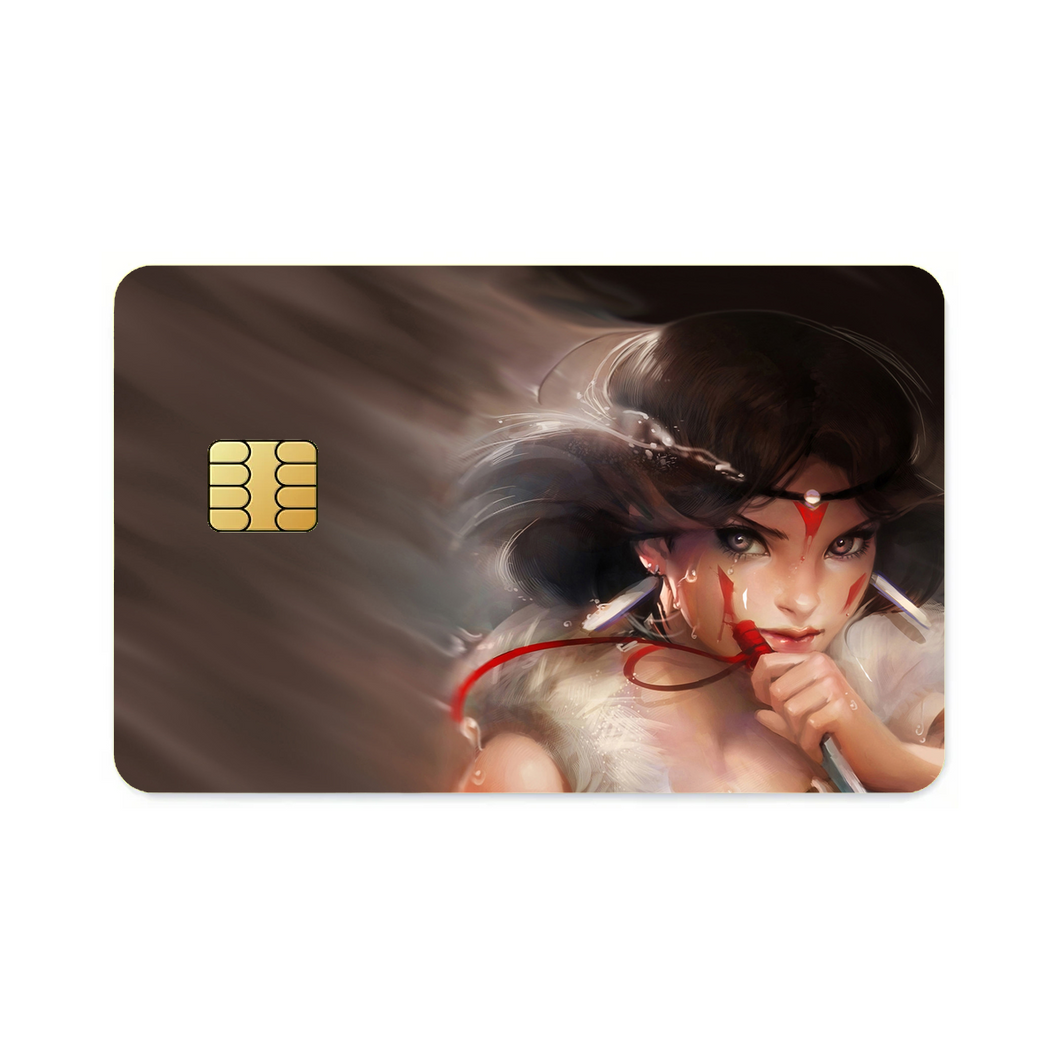 Anime Princess Mononoker Credit Card Skins (4-in-1 Pack)