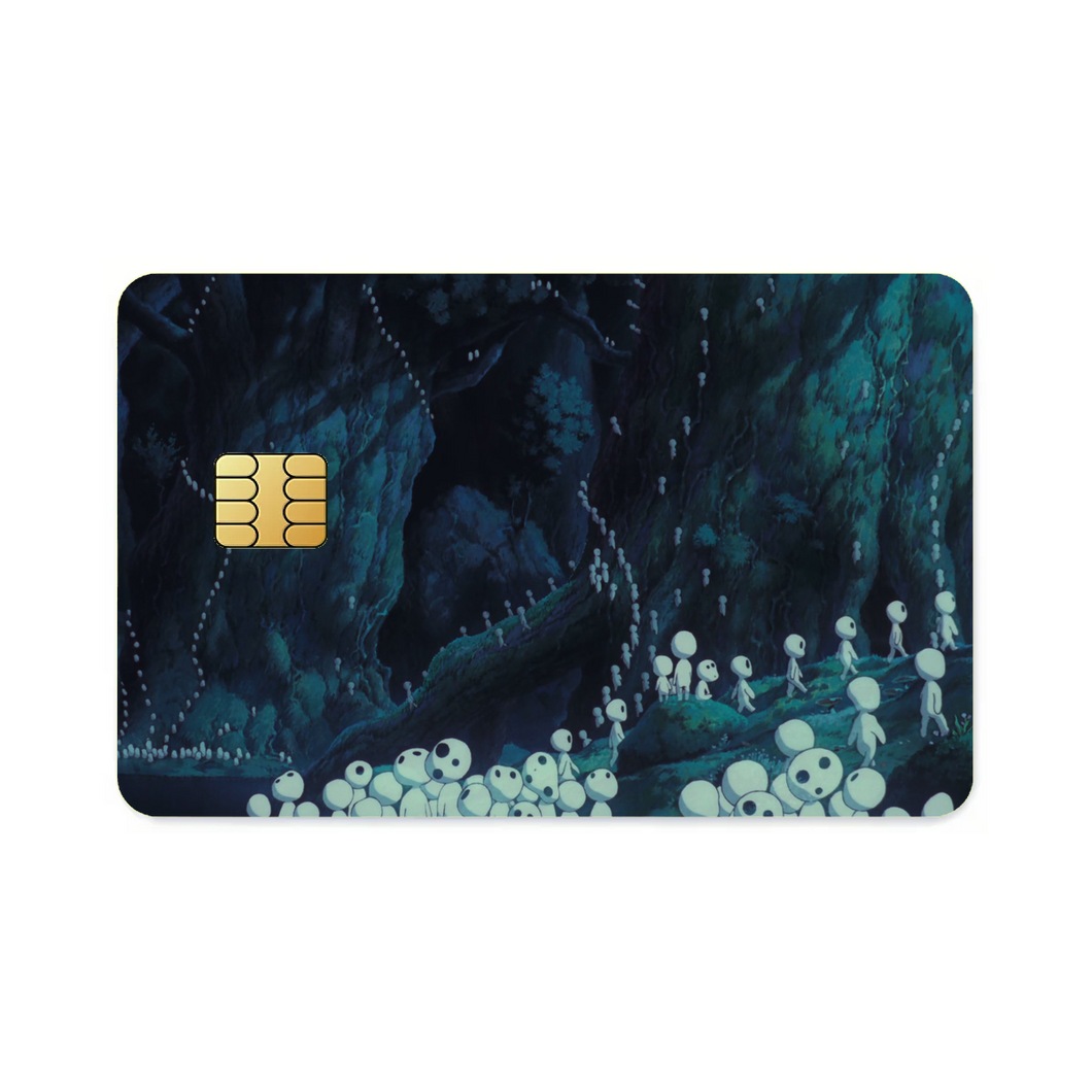 Anime Princess Mononoker Credit Card Skins (4-in-1 Pack)