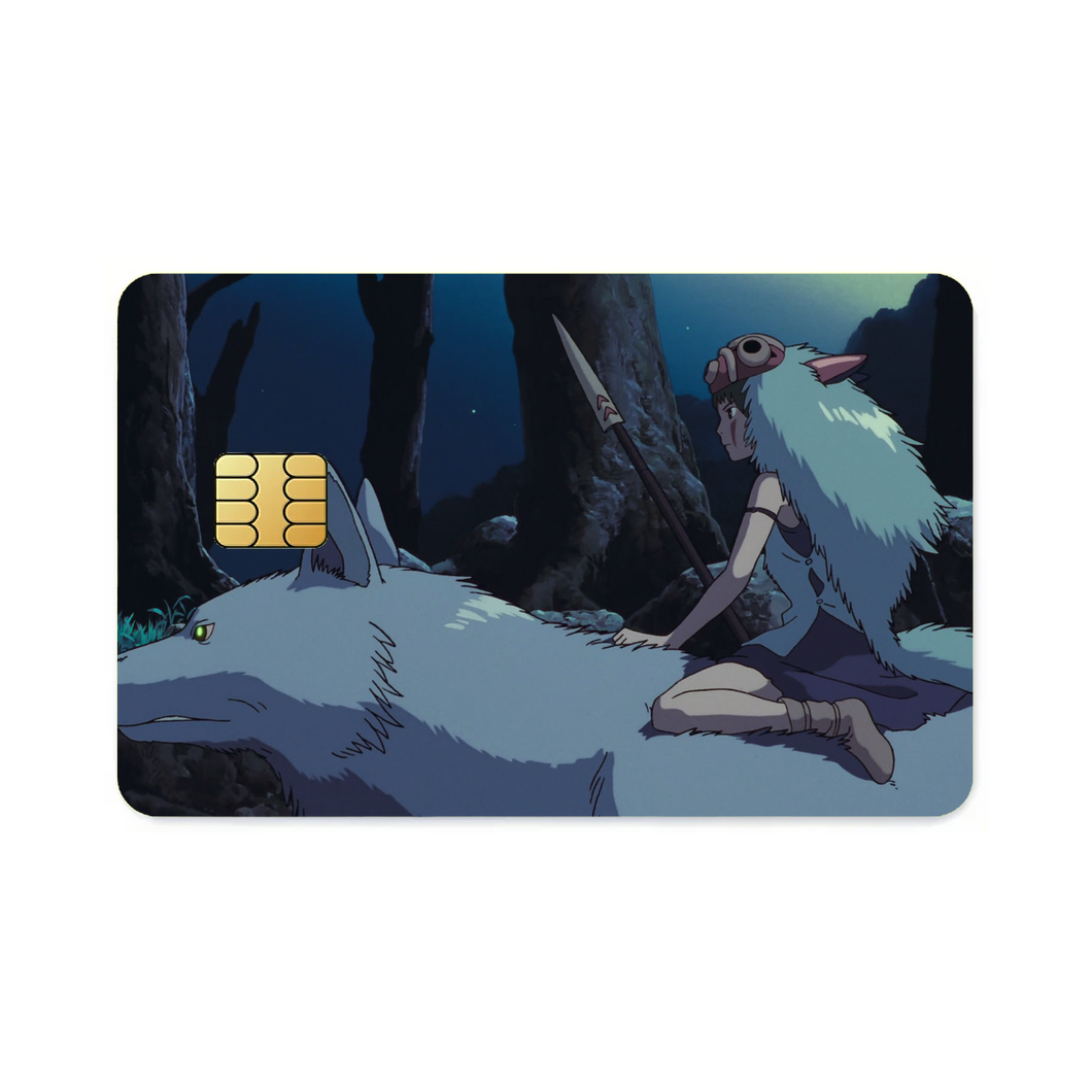 Anime Princess Mononoker Credit Card Skins (4-in-1 Pack)