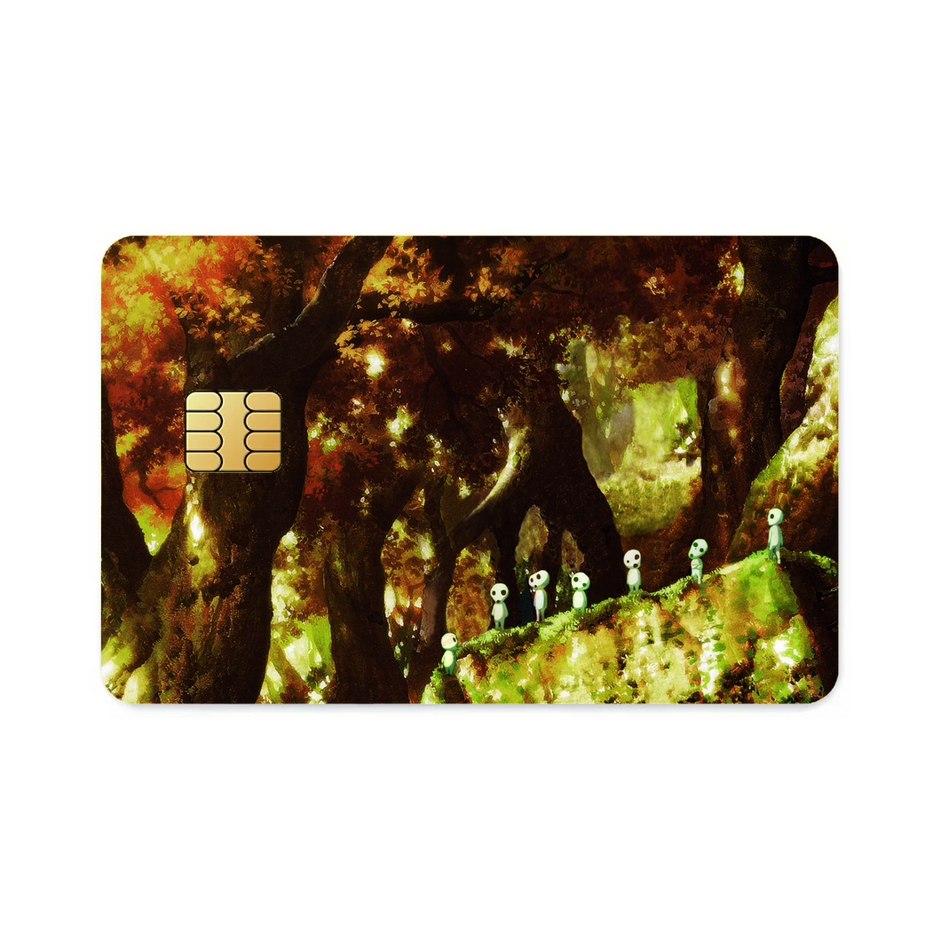 Anime Princess Mononoker Credit Card Skins (4-in-1 Pack)