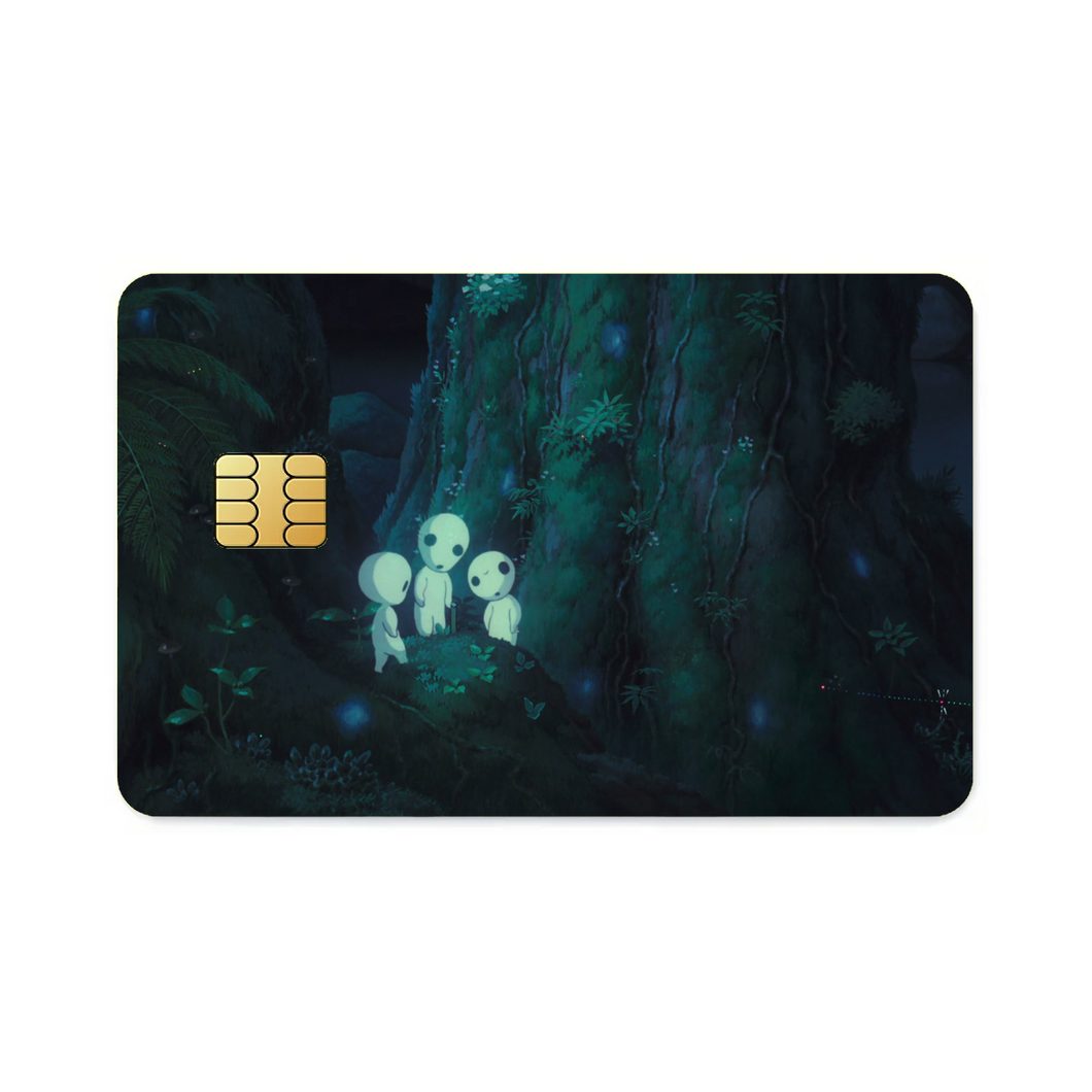 Anime Princess Mononoker Credit Card Skins (4-in-1 Pack)
