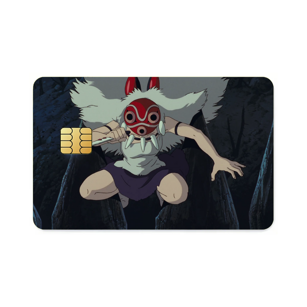 Anime Princess Mononoker Credit Card Skins (4-in-1 Pack)