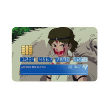 Load image into Gallery viewer, Anime Princess Mononoker Credit Card Skins (4-in-1 Pack)
