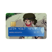 Load image into Gallery viewer, Anime Princess Mononoker Credit Card Skins (4-in-1 Pack)
