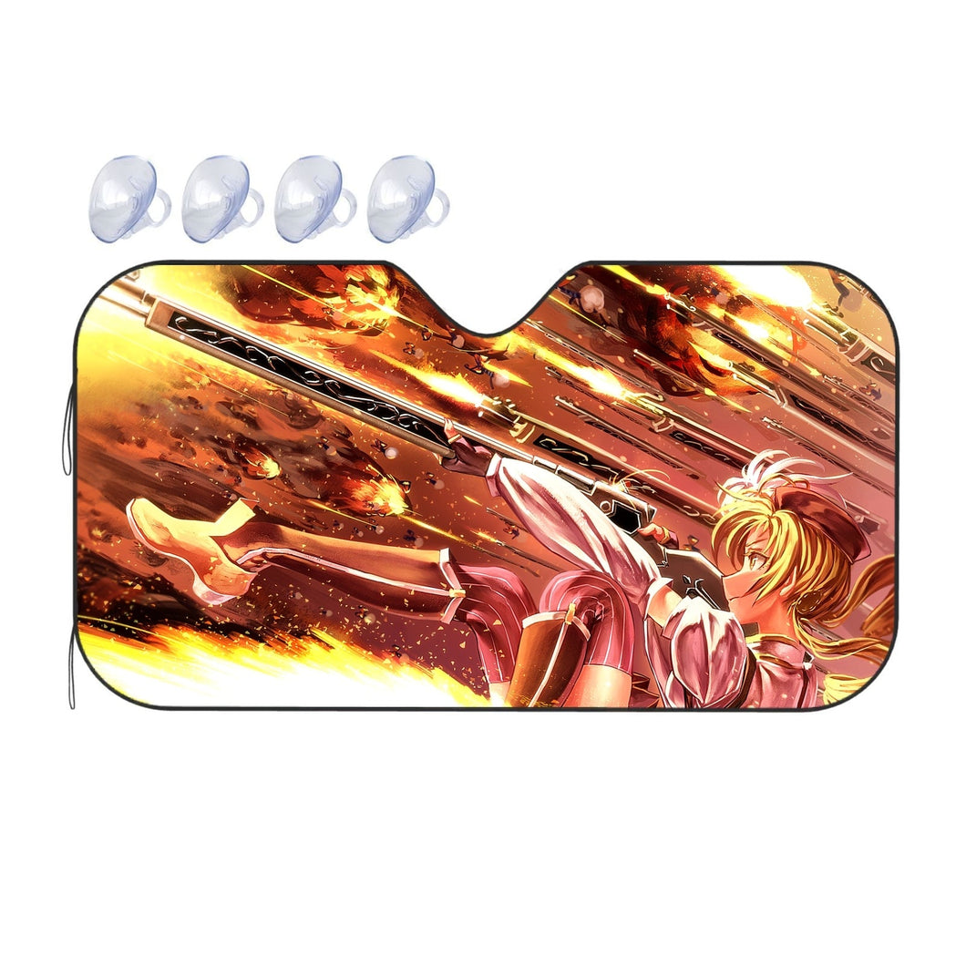 Anime Puella Magi Madoka Magica Car Sunshade