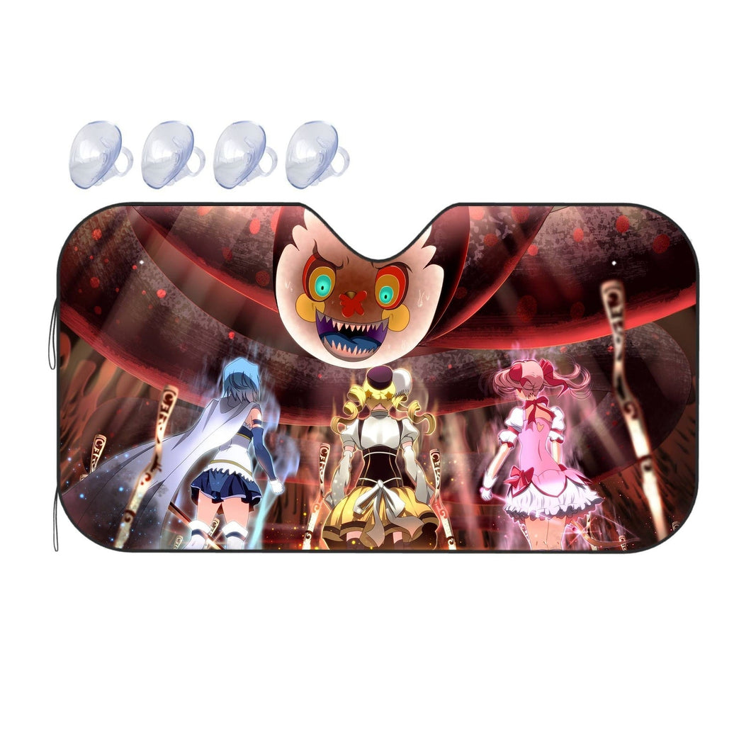 Anime Puella Magi Madoka Magica Car Sunshade