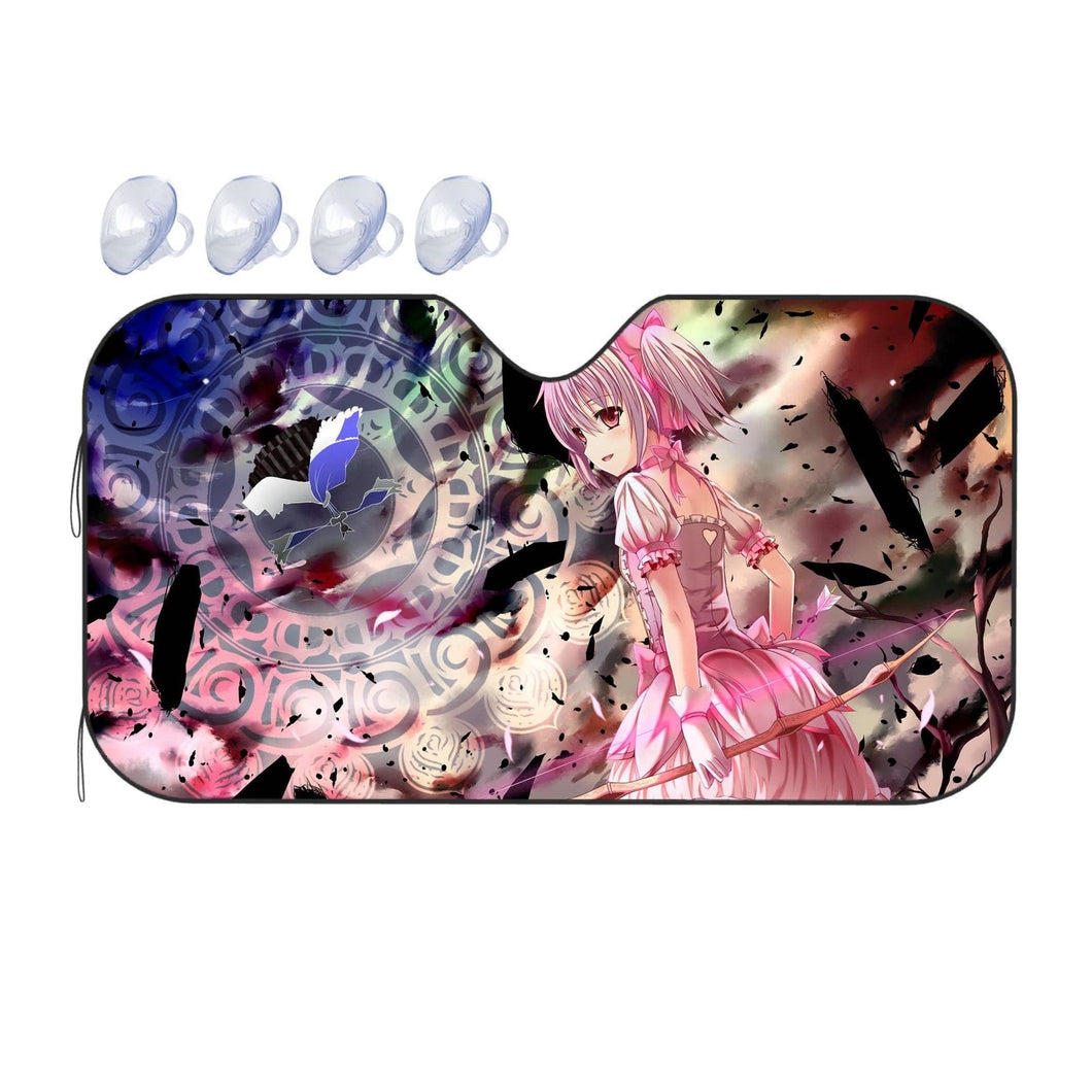 Anime Puella Magi Madoka Magica Car Sunshade