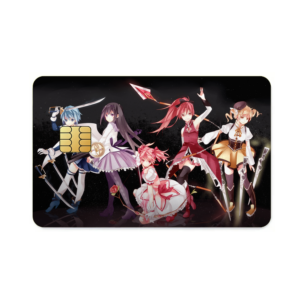 Anime Puella Magi Madoka Magica Credit Card Skins (4-in-1 Pack)