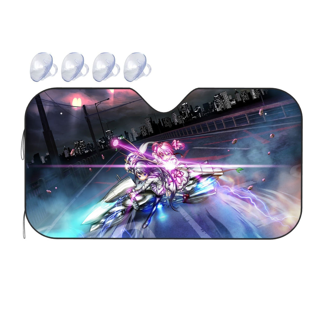 Anime Puella Magi Madoka Magicar Car Sunshade