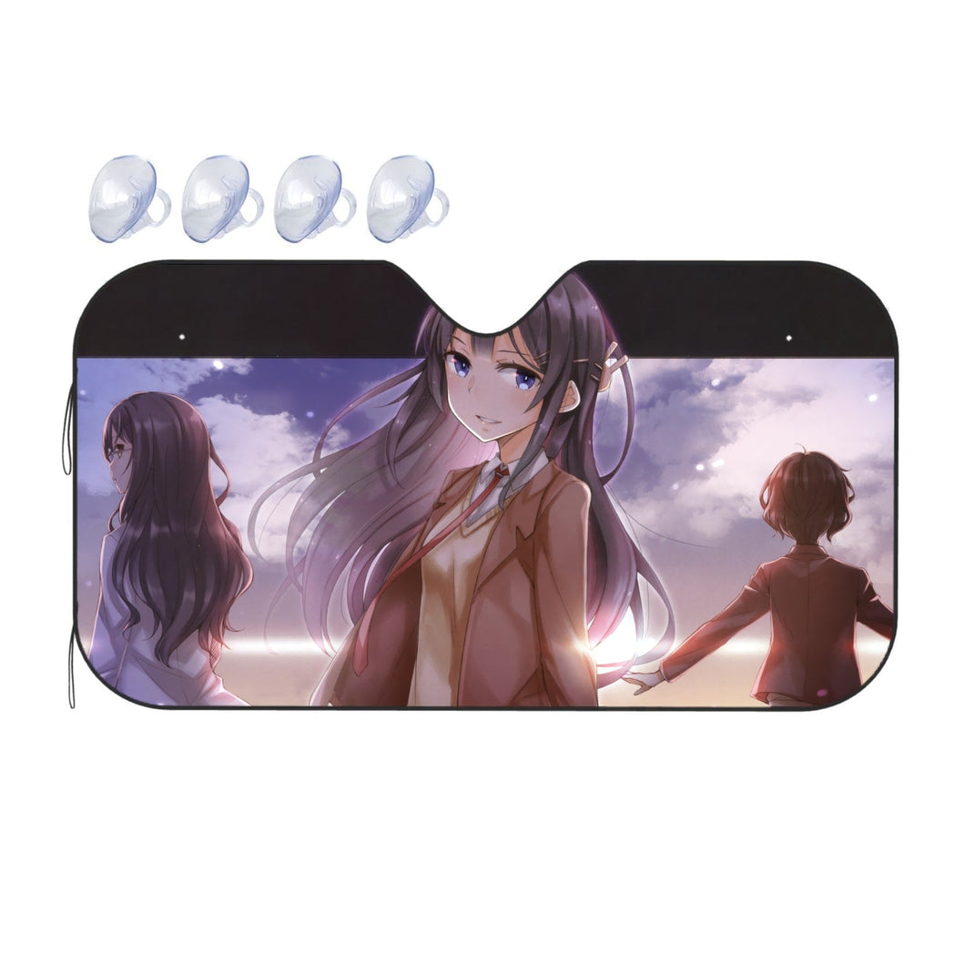 Anime Rascal Does Not Dream of Bunny Girl Senpai Car Sunshade