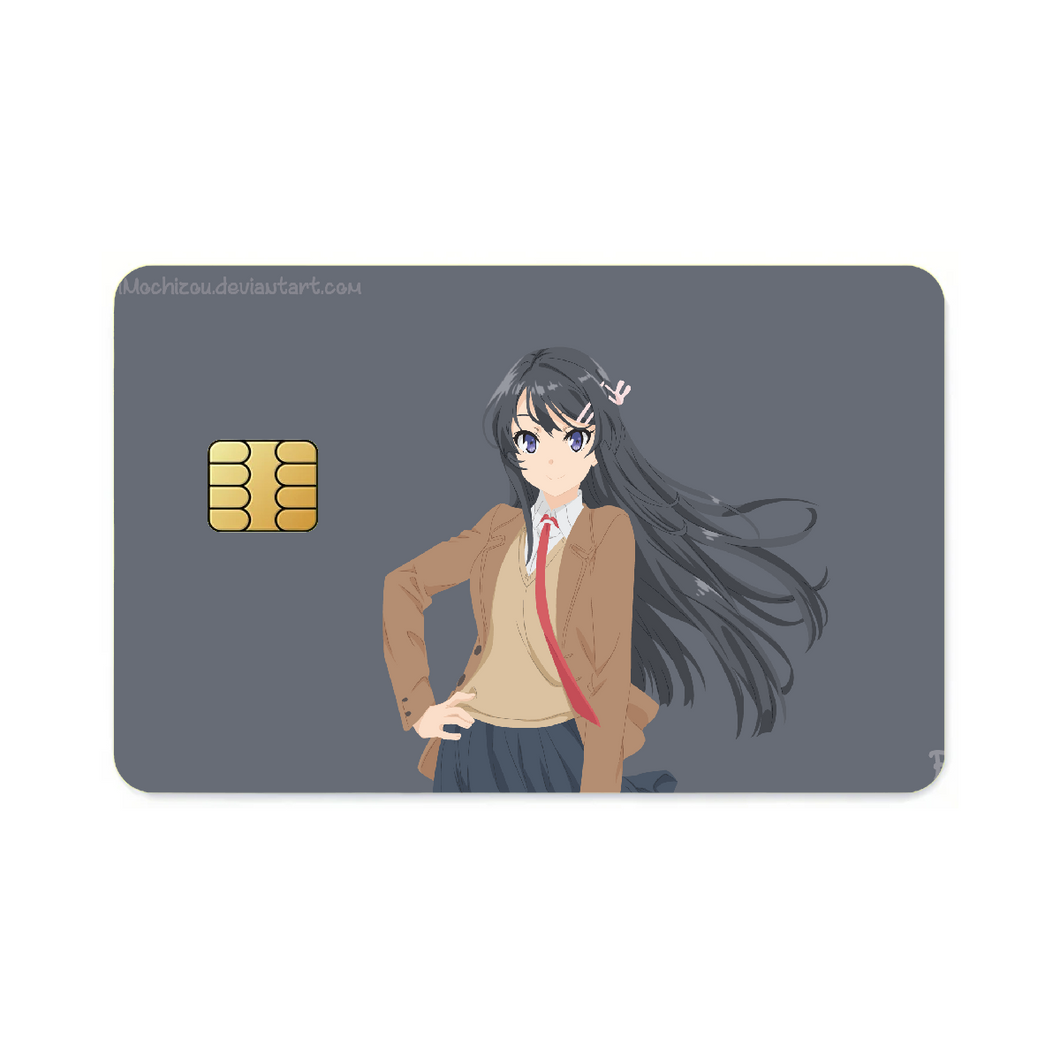 Anime Rascal Does Not Dream of Bunny Girl Senpai  Credit Card Skins (4-in-1 Pack)