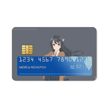 Load image into Gallery viewer, Anime Rascal Does Not Dream of Bunny Girl Senpai  Credit Card Skins (4-in-1 Pack)
