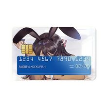 Load image into Gallery viewer, Anime Rascal Does Not Dream of Bunny Girl Senpai  Credit Card Skins (4-in-1 Pack)
