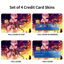 Load image into Gallery viewer, Anime Re:ZERO -Starting Life in Another World-  Credit Card Skins (4-in-1 Pack)
