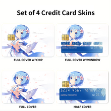 Load image into Gallery viewer, Anime Re:ZERO -Starting Life in Another World- Credit Card Skins (4-in-1 Pack)
