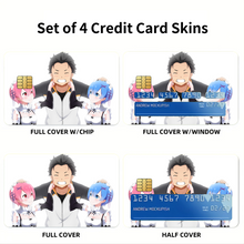 Load image into Gallery viewer, Anime Re:ZERO -Starting Life in Another World-  Credit Card Skins (4-in-1 Pack)
