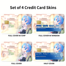 Load image into Gallery viewer, Anime Re:ZERO -Starting Life in Another World-  Credit Card Skins (4-in-1 Pack)
