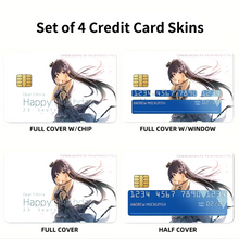Load image into Gallery viewer, Anime Re:ZERO -Starting Life in Another World-  Credit Card Skins (4-in-1 Pack)
