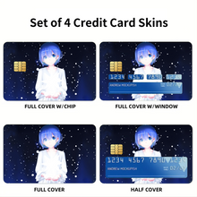 Load image into Gallery viewer, Anime Re:ZERO -Starting Life in Another World-  Credit Card Skins (4-in-1 Pack)
