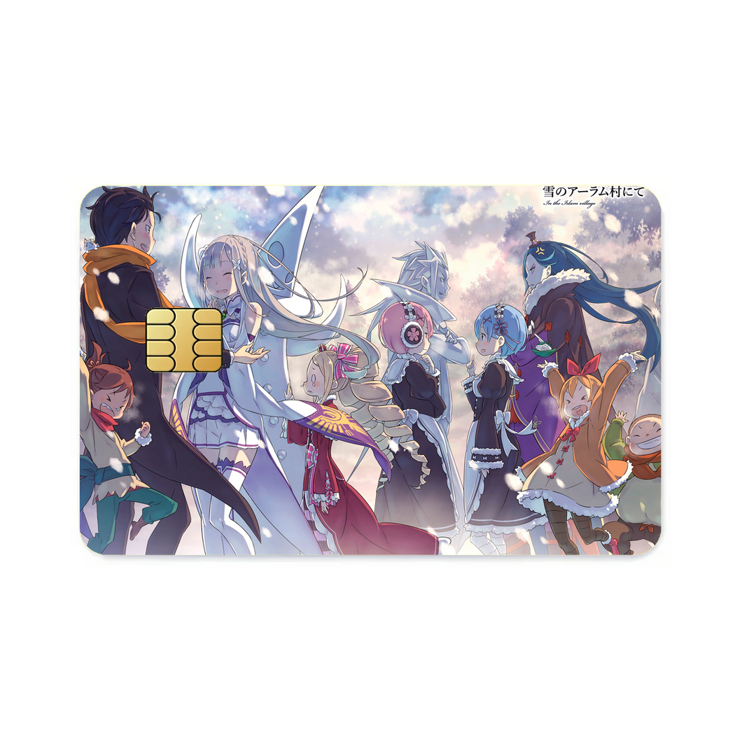 Anime Re:ZERO -Starting Life in Another World-  Credit Card Skins (4-in-1 Pack)