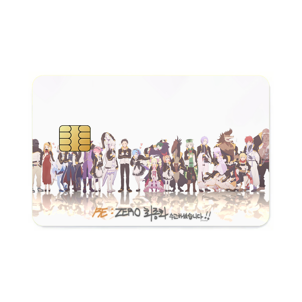 Anime Re:ZERO -Starting Life in Another World-  Credit Card Skins (4-in-1 Pack)