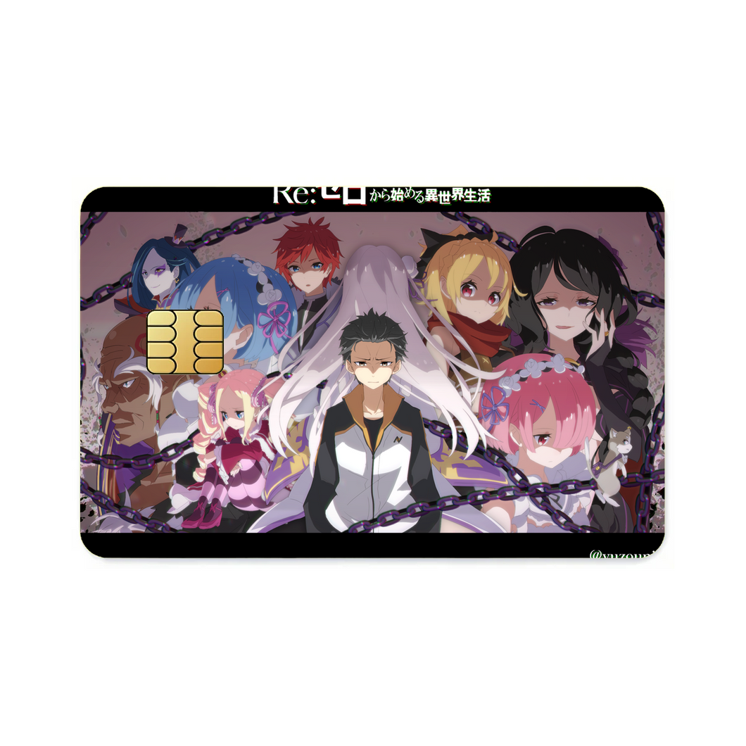 Anime Re:ZERO -Starting Life in Another World-  Credit Card Skins (4-in-1 Pack)