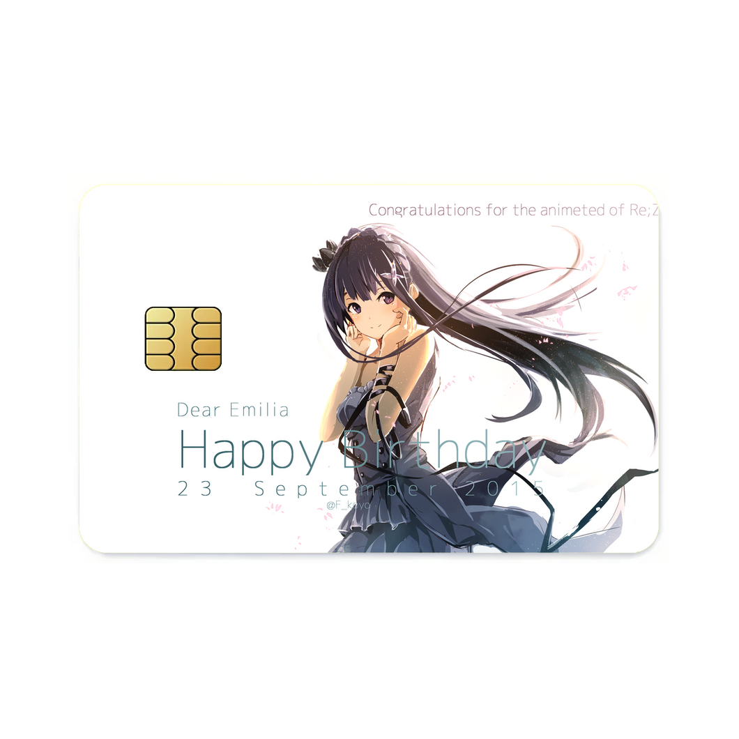 Anime Re:ZERO -Starting Life in Another World-  Credit Card Skins (4-in-1 Pack)