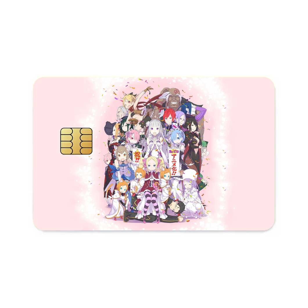 Anime Re:ZERO -Starting Life in Another World-  Credit Card Skins (4-in-1 Pack)