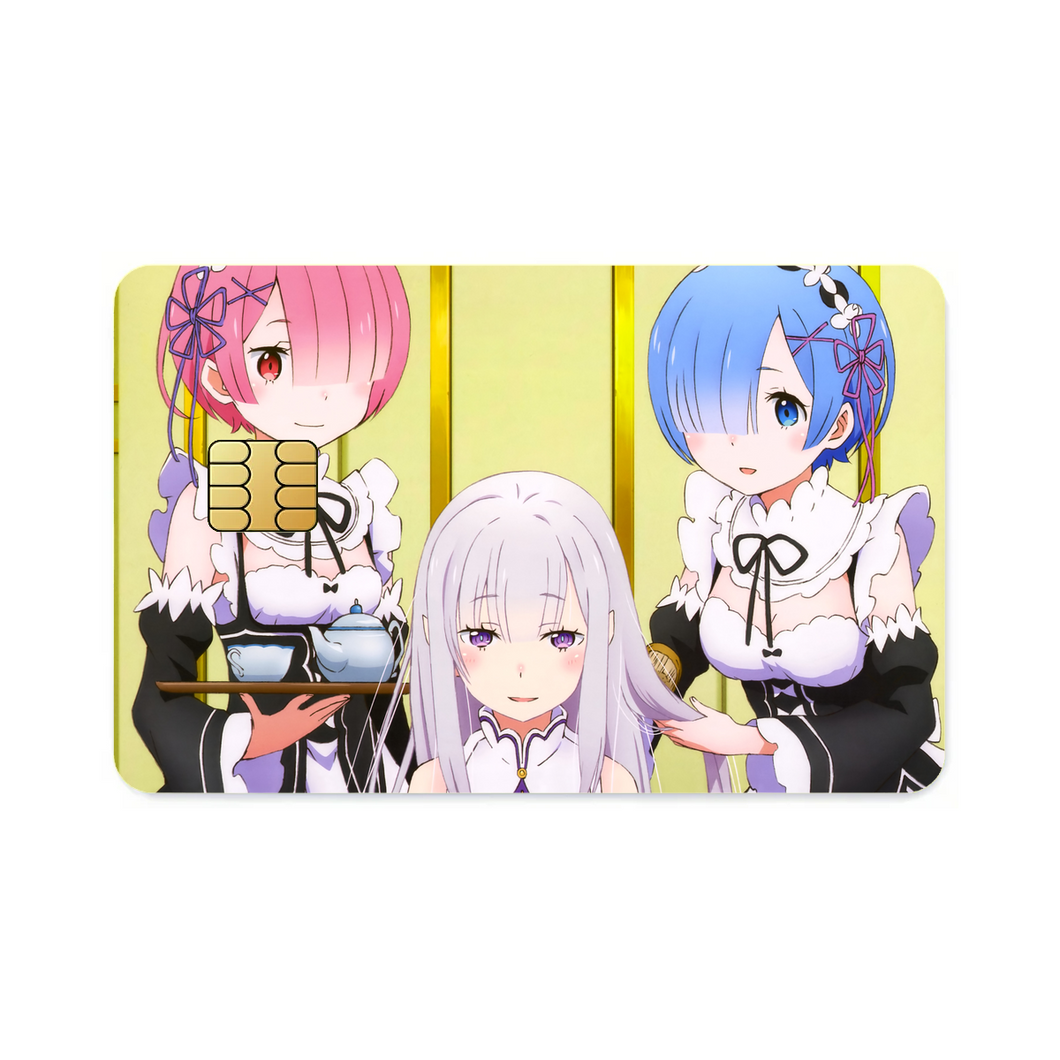 Anime Re:ZERO -Starting Life in Another World-  Credit Card Skins (4-in-1 Pack)