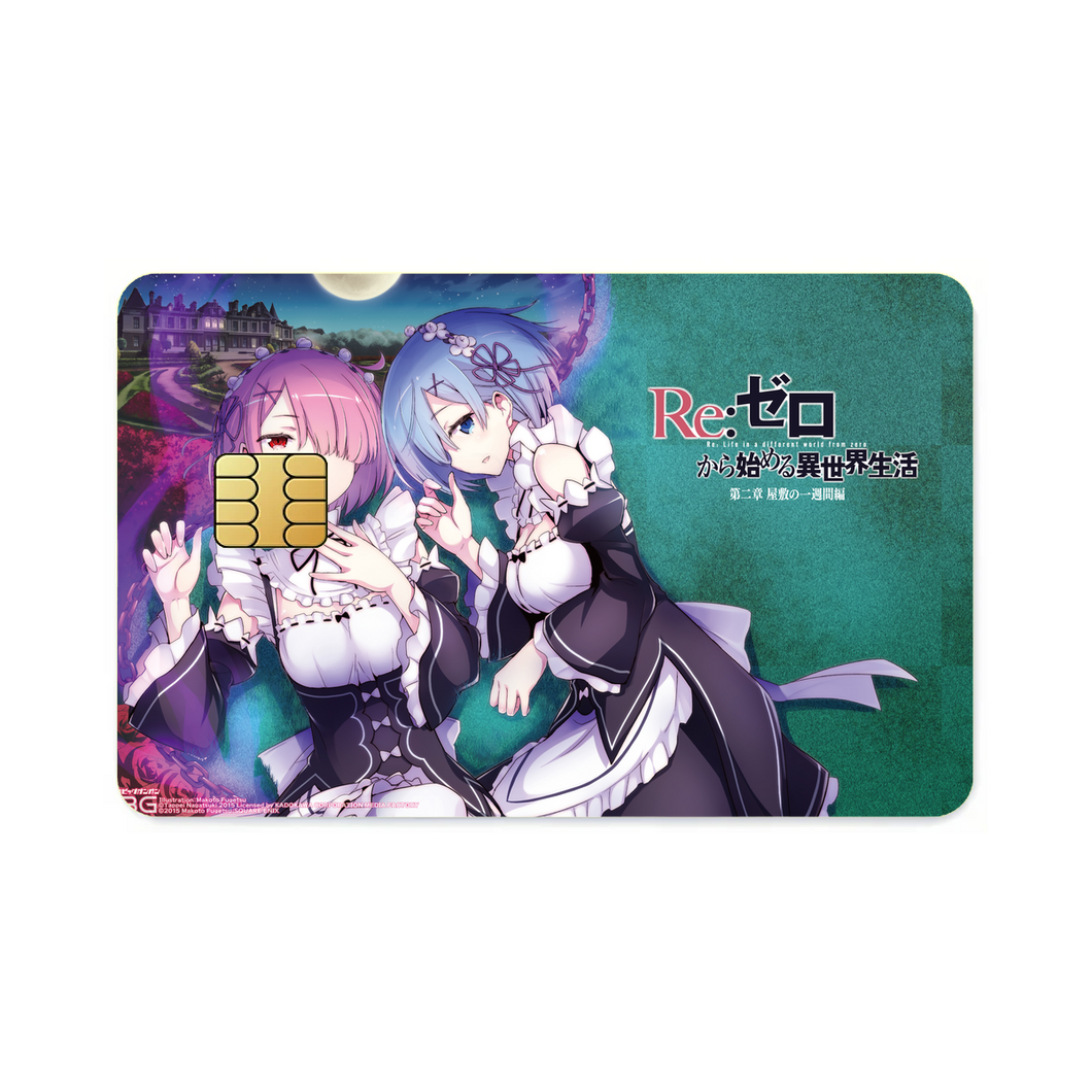 Anime Re:ZERO -Starting Life in Another World-  Credit Card Skins (4-in-1 Pack)