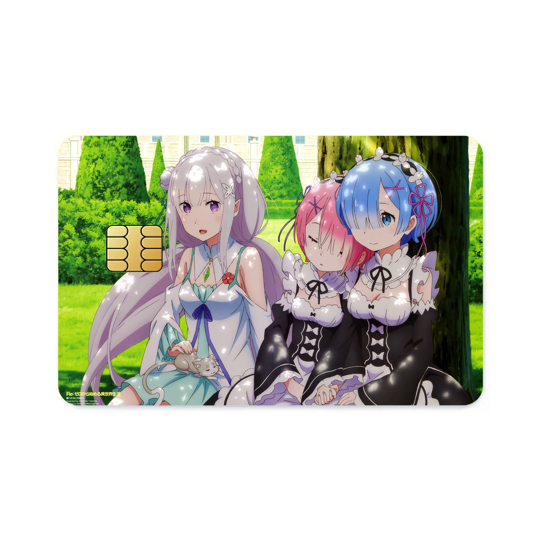 Anime Re:ZERO -Starting Life in Another World-  Credit Card Skins (4-in-1 Pack)