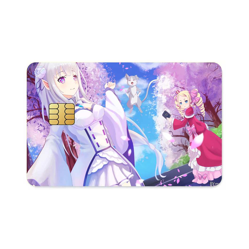 Anime Re:ZERO -Starting Life in Another World-  Credit Card Skins (4-in-1 Pack)