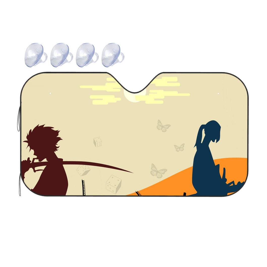 Anime Samurai Champloo Car Sunshade