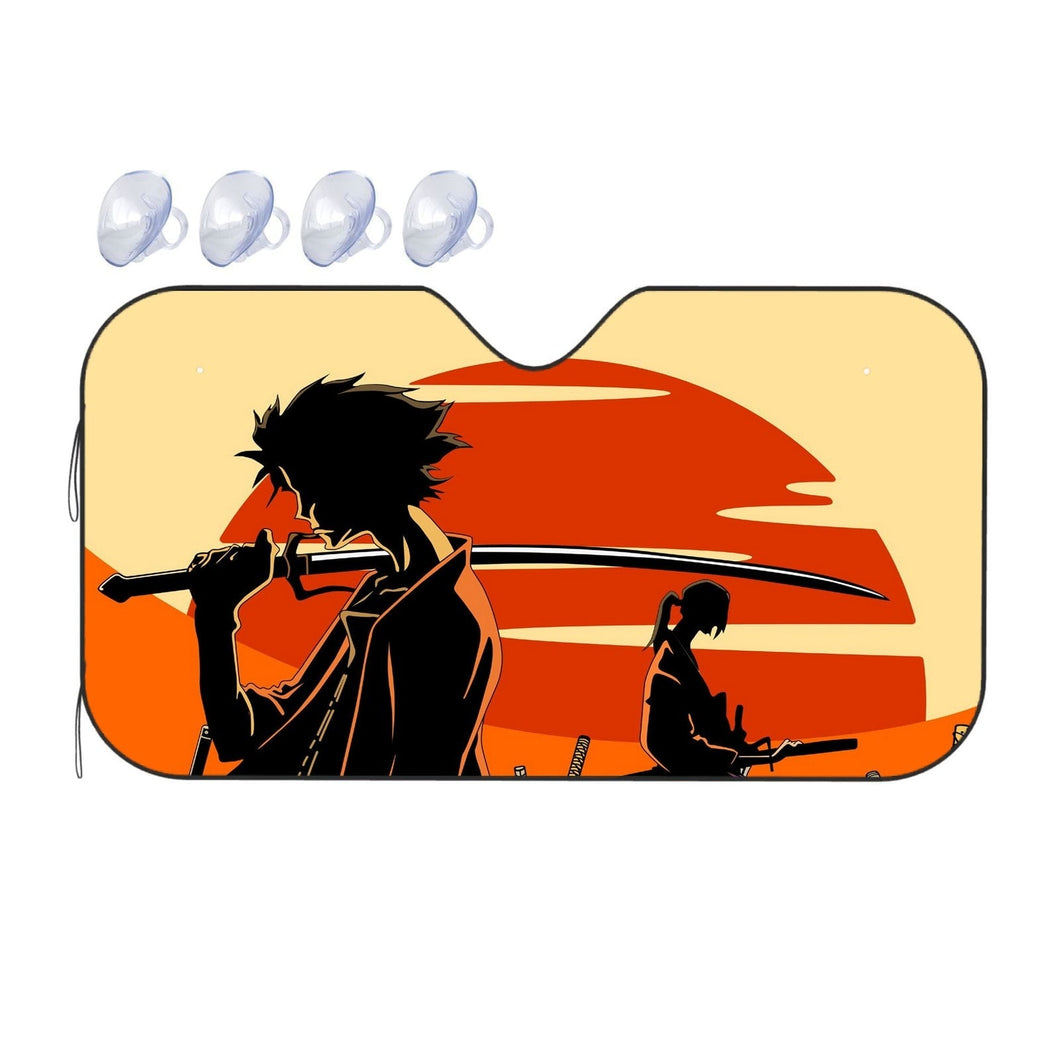 Anime Samurai Champloo Car Sunshade