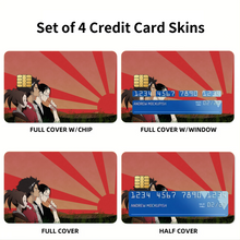 Load image into Gallery viewer, Anime Samurai Champloo Credit Card Skins (4-in-1 Pack)
