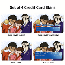 Load image into Gallery viewer, Anime Samurai Champloo Credit Card Skins (4-in-1 Pack)
