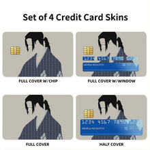 Load image into Gallery viewer, Anime Samurai Champloo Credit Card Skins (4-in-1 Pack)

