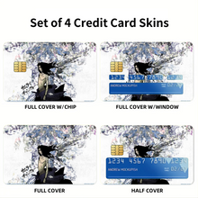 Load image into Gallery viewer, Anime Samurai Champloo Credit Card Skins (4-in-1 Pack)

