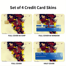 Load image into Gallery viewer, Anime Samurai Champloo Credit Card Skins (4-in-1 Pack)

