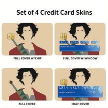 Load image into Gallery viewer, Anime Samurai Champloo Credit Card Skins (4-in-1 Pack)
