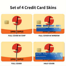 Load image into Gallery viewer, Anime Samurai Champloo Credit Card Skins (4-in-1 Pack)
