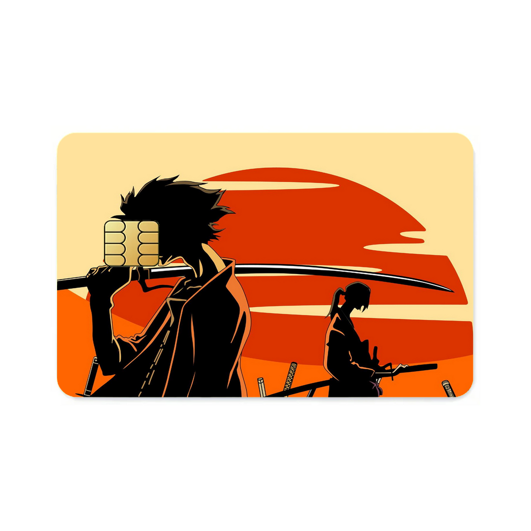 Anime Samurai Champloo Credit Card Skins (4-in-1 Pack)