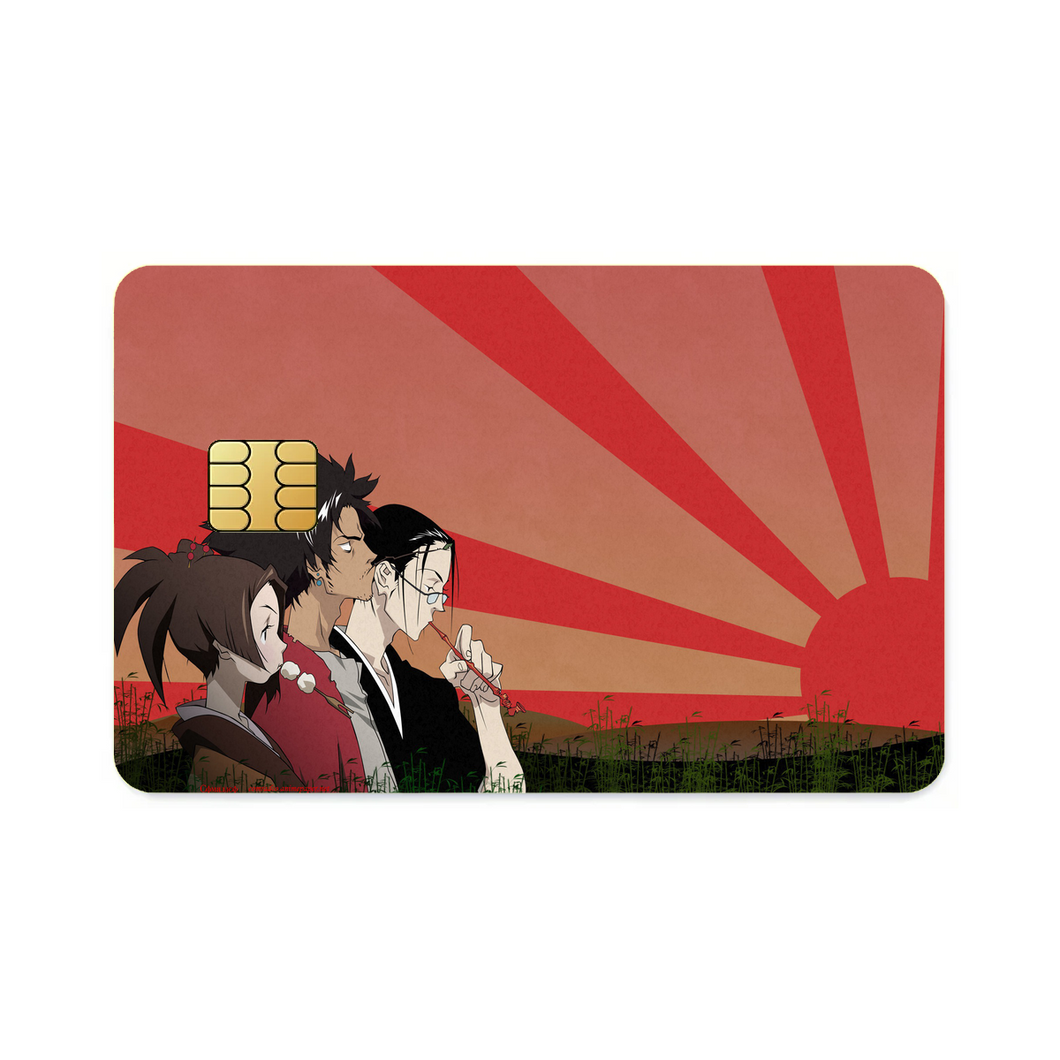 Anime Samurai Champloo Credit Card Skins (4-in-1 Pack)
