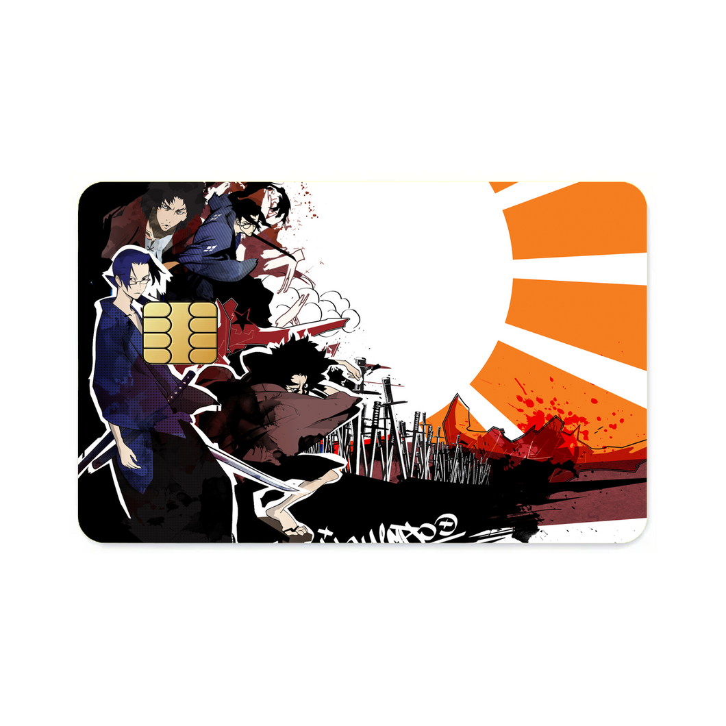 Anime Samurai Champloo Credit Card Skins (4-in-1 Pack)