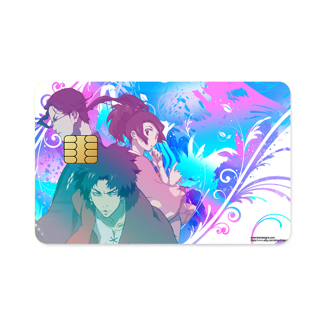 Anime Samurai Champloo  Credit Card Skins (4-in-1 Pack)