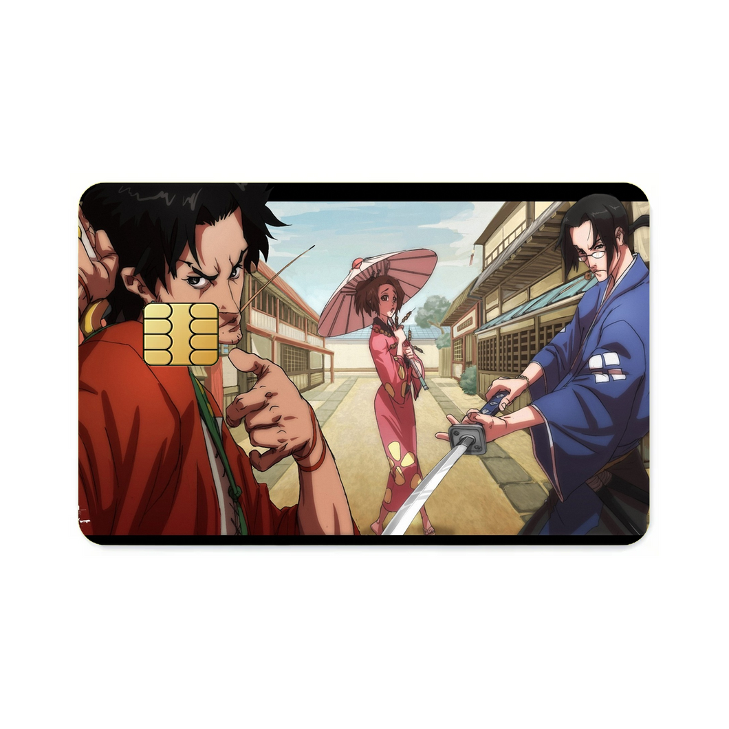 Anime Samurai Champloo Credit Card Skins (4-in-1 Pack)